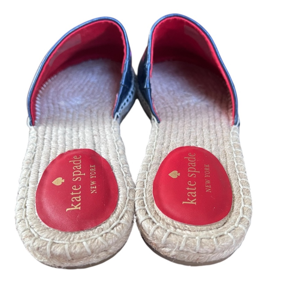 Kate Spade Rosie 2 Cherry Flat Mules Embroidered Espadrilles Women's Size 9.5 - Picture 9 of 12